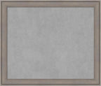 Amanti Art Grey Framed Magnetic Board 23x27 Medium Vision Board for use with Magnets, 100% Metal Sheet to Display Items as Office Decor or for Home Organization in mudroom, Kitchen or Kids Room