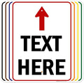 Custom Arrow,Custom Directional Sign, Up Arrow,18x24 Inches, Rust Free .063 Aluminum, Fade Resistant, Made in USA by My Sign Center