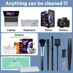 Keyboard Cleaner kit,Computer Cleaning kit,Mechanical Keyboard Cleaning kit,Anti-Static Brush,Small Cleaning Brush, Cleaning kit Compatible Laptop/PC/Computer/Keyboard/Laptop/Camera/Phone/Earbud