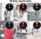 Ryetvok Office Door Sign, 6-In-1 Rotating Status Indicator (In A Meeting/Please Knock/Out Of Office/Back Soon/Working RemotelyDo Not Disturb/) Door Decor For Home Conference Room Workspace