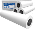 Alliance Wide Format Paper Rolls, 20lb with 3" Core (17 In x 650 FT | 3" Core, 20lb | 4 Rolls)