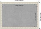 Amanti Art Silver Framed Magnetic Board 18x26 Medium Vision Board for use with Magnets, 100% Metal Sheet to Display Items as Office Decor or for Home Organization in mudroom, Kitchen or Kids Room