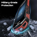 TC51 TC52 TC56 TC57 TC510K Case with Hand Strap - Protective & Ergonomic for Zebra Handheld Barcode Scanners SG-TC5X-EXO1-01 SG-TC5X-EXONHS-01 (Red)