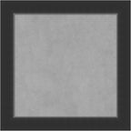 Amanti Art Black Framed Magnetic Board 25x25 Medium Vision Board for use with Magnets, 100% Metal Sheet to Display Items as Office Decor or for Home Organization in mudroom, Kitchen or Kids Room