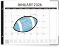 DIBAOLU Large Desk Calendar 2026-2027 22x17 Inches,18 Month,January 2026 to June 2027,Suitable For Home, School Or Office, Monthly Planning Calendar,With Plastic Cover