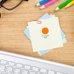 ChromaLabel 1/2 Inch Circle Sticker Labels, Easy to Write On Color Coding Labels, Removable Sticky Dots - 1000 Orange Dot Label Stickers per Dispenser Box, Orange Stickers - Case of 5