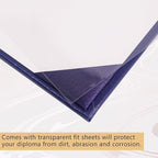 GraduationMall 11"x14" Imprinted Padded Diploma Cover Certificate Holder Purple