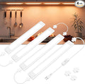 maylit Under Cabinet Lighting Plug in, 4Pcs 14 Inch Linkable Ultra Bright LED Light Bars, Renter Friendly Lamp, Wired 110V 120V Indoor Lights for Kitchen Cabinet, Counter, Workbench, Shelf, Warm White