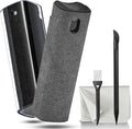 2 Pack Screen Cleaner Spray and Wipe for Laptop Monitor and Car Screens, Phone Touchscreen Mist Cleaning Kit for Cellphone, Tablet, PC, Computer, LCD, Eyeglass, iPhone, iPad, Mac Pro - Black and Grey