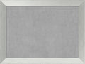 Amanti Art Silver Framed Magnetic Board 24x32 Medium Vision Board for use with Magnets, 100% Metal Sheet to Display Items as Office Decor or for Home Organization in mudroom, Kitchen or Kids Room
