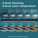 AETEE Piano Lights for Digital Piano and Grand Piano, Professional Led Clip lamp with Ambient Light, Memory Function,Piano Lamps for Sheet Music, Eye-Care 5 Levels Color Temperatures 5 Levels Dimming