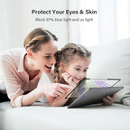 Paper Screen Protector Compatible with iPad Pro 11 Air 5th/4th(2018-2022) 10.9In Removable Draw and Write Like on Paper, Anti Blue Light Filter, Sensitivity Film, Apple Pencil & Case Friendlly