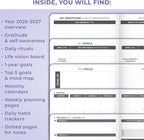 Clever Fox Dated Planner 2026-2027 – Weekly Life Planner Notebook for Time Management – Planner with Habits Tracker & To-Do List (Lavender)