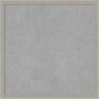Amanti Art Grey Framed Magnetic Board 26x26 Medium Vision Board for use with Magnets, 100% Metal Sheet to Display Items as Office Decor or for Home Organization in mudroom, Kitchen or Kids Room