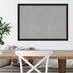 Amanti Art Black Framed Magnetic Board 22x30 Medium Vision Board for use with Magnets, 100% Metal Sheet to Display Items as Office Decor or for Home Organization in mudroom, Kitchen or Kids Room