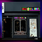 Large Programmable LED Sign, P5 Resolution Indoor Store LED Sign, Bluetooth APP, for Business Retail Shop Window Display (32"x 6")