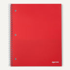 Amazon Basics 4x4 Graph Ruled Spiral Notebook, Poly Cover, 100 Sheets, 11" x 9", 3 pack