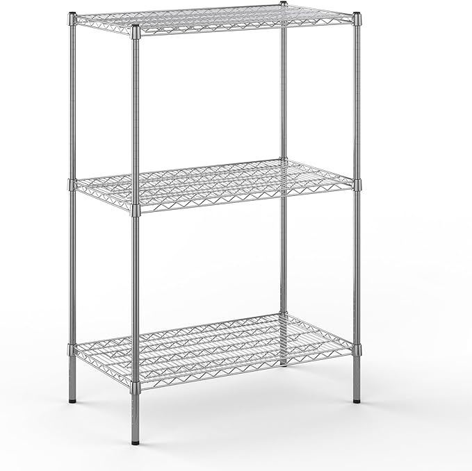 Regal Altair 21" Deep x 36" Wide x 54" Height Wire Shelving Kit | 3-Tier | NSF Commercial Storage Rack Unit