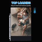 Sheet Protectors 200 Page,Page Protector 8.5" x 11" ，Upgraded Clear Plastic Page Protectors,for 3 Ring Binder, Top Loading Paper Protector with Reinforced Holes,Holds Multiple Sheets，Letter Size