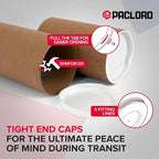 Paclord 4" x 6" Heavy-Duty Reinforced Cardboard Mailing Tube, Pack of 1 Tube with 2 Caps – Secure USPS Approved – Great for Shipping and Storing of Prints, Artwork, Posters or Documents