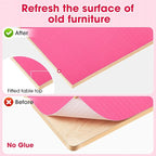 ALIUNI Drawer and Shelf Liner, Non-Slip Kitchen Cabinet Liners Non-Adhesive Thick Strong Grip Waterproof Washable Mats Protect Dresser Shelves Cupboard Bathroom Cabinets, Fuchsia, 12 in X 20 FT