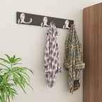 IBosins 16 Pack Heavy Duty Double Prong Coat Hooks Wall Mounted with 32 Screws Retro Double Hooks Utility Hooks for Coat, Scarf, Bag, Towel, Key, Cap, Cup, Hat(Silvery)