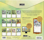 Lang Songbirds 2026 Wall Calendar – 13.4" × 12", 12-Month Calendar with Stapled Binding, Linen-Embossed Art by Susan Bourdet, Colorful Bird Illustrations