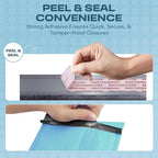 Light Blue Poly Bubble Mailers 7.25x12 inch #1 | Self Seal Padded Envelopes | Cushioned Bubble Mailer | Usable Size 7.25x11 | WaterProof | Lightweight mailing Shipping Bags | 200 Pack Bulk