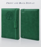 Biuwory Lined Journal Notebook for Women Men,256 Pages A5 Hardcover Leather Journals for Writing,Travel,Business,Work & School,College Ruled Notebooks for Note Taking,Diary Notepad 5.7"×8.3"(green)