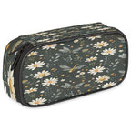 Pardick Pencil Case，Butterfly Daisy Big Capacity Pencil Pouch Coin Pouch Stationery Organizer For Teen School