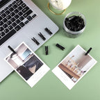 50 Count Push Pin Clips for Bulletin Board, Wooden Push Pins with Clips Cubicle Clips Panel Wall Clip Cubicle Accessories for Fabric Panels Cork Board Offices Homes Projects