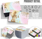 Custom Business Cards Double-Sided Personalized Stationery | Professional 300GSM Matte Paper for Small Business | 3.5x2 Inch