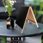 ADOCARN Double-Sided Standing Blackboard Small Chalkboard Message Board for Desk Home Office Commercial Use Reusable Desktop Display Sign