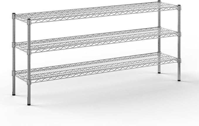 Regal Altair 14" Deep x 60" Wide x 27" Height Wire Shelving Kit | 3-Tier | NSF Commercial Storage Rack Unit