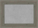 Amanti Art Grey Framed Magnetic Board 17x23 Small Vision Board for use with Magnets, 100% Metal Sheet to Display Items as Office Decor or for Home Organization in mudroom, Kitchen or Kids Room