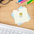 ChromaLabel 0.50 Inch Round Label Removable Color Code Dot Stickers, 1000 Labels per Dispenser Box, Metallic Gold