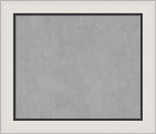 Amanti Art Silver Framed Magnetic Board 26x30 Medium Vision Board for use with Magnets, 100% Metal Sheet to Display Items as Office Decor or for Home Organization in mudroom, Kitchen or Kids Room