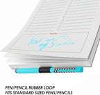 SooHeeRange 3 Pack Magnetic Grocery List Pad with Full Back Magnet & Pen Holder, Totally 180 Sheets for Fridge, To-Do List and Memo Notepad (4.5x7.5 Inch, Blank)