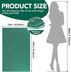 CLOYAN Large Cutting Mat 24"x36", 1 Pack Double-Sided 5-Ply Self Healing Sewing Cutting Mat, Cutting Mats Board for Crafts-Sewing, Fabric, Quilting, Scrapbooking Project