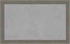 Amanti Art Grey Framed Magnetic Board 29x45 Large Vision Board for use with Magnets, 100% Metal Sheet to Display Items as Office Decor or for Home Organization in mudroom, Kitchen or Kids Room