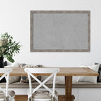 Amanti Art Silver Framed Magnetic Board 27x39 Large Vision Board for use with Magnets, 100% Metal Sheet to Display Items as Office Decor or for Home Organization in mudroom, Kitchen or Kids Room
