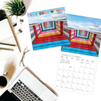 Graphique 2026 A Colorful World Wall Calendar | 12” x 12” | Thick Paper | Home & Office Organizer | Large Monthly Grid | 3 Languages & Marked Holidays | 4 Month Preview Page for 2027