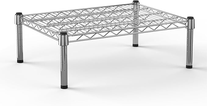 Regal Altair 18''W x 24''L x 8''H Chrome Plated Wire Dunnage Rack | Off The Floor Storage