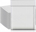 Ireer 20 Pack Extra Large Bubble Mailers 8.5 x 12" Poly Padded Envelopes Cushioned Mailing Envelopes Bubble Padded Mailers Self Adhesive Waterproof Shipping Bags for Business Gift Packaging