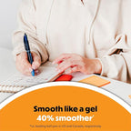 BIC 4 Color Smooth Retractable Ballpoint Pen with Gel-Like Ink and Easy Color Switching, 12-Count in Assorted Ink