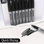 Dabo&Shobo Dry Erase Markers, 100 Count Black Whiteboard Markers, New Barrel Color, Low Odor, Chisel Tip, Suitable for School, Office, or Home
