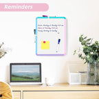 VUSIGN Small White Board Dry Erase, 11''x14'' Magnetic Dry Erase Board, Mini Whiteboard with Markers for Students, Fridge, Wall, Locker