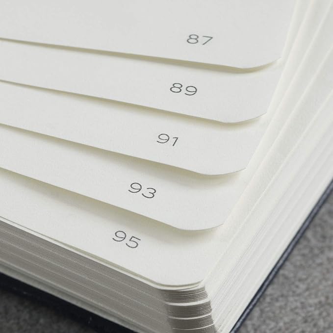 LEUCHTTURM1917 - Notebook Hardcover Master Classic A4+ - 235 Numbered Pages for Writing and Journaling (Black, Ruled)
