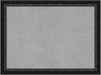 Amanti Art Black Framed Magnetic Board 24x32 Medium Vision Board for use with Magnets, 100% Metal Sheet to Display Items as Office Decor or for Home Organization in mudroom, Kitchen or Kids Room