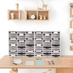 Krafetto 2 Pack 36 Grids Ink Pad Storage Rack, Wall-mountable Stamp Pad Organizer Holder Compatible with Standard Size Ink Pads（Grid Size 4.1" W × 3.9" D × 0.9" H）